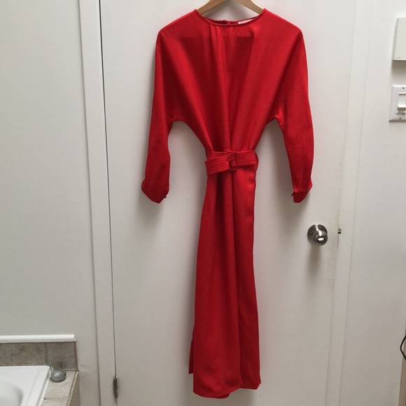 Aritzia/Wilfred Viscose/linen dress - red - S - Picture 3 of 13
